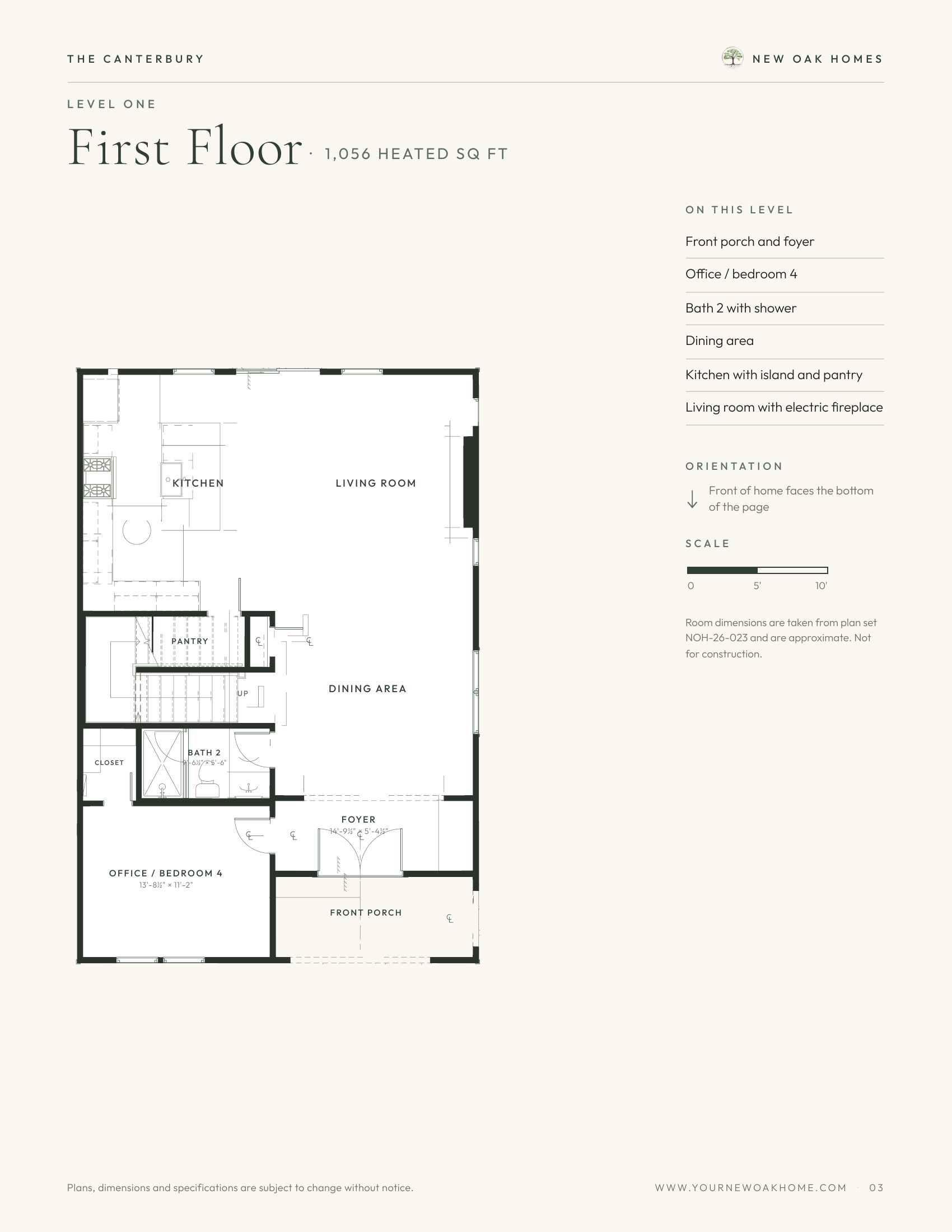The Canterbury — First floor