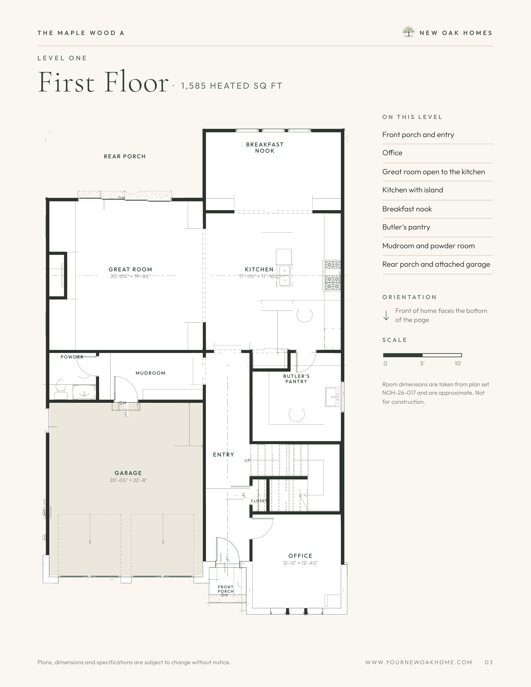 Maple Wood A — First floor