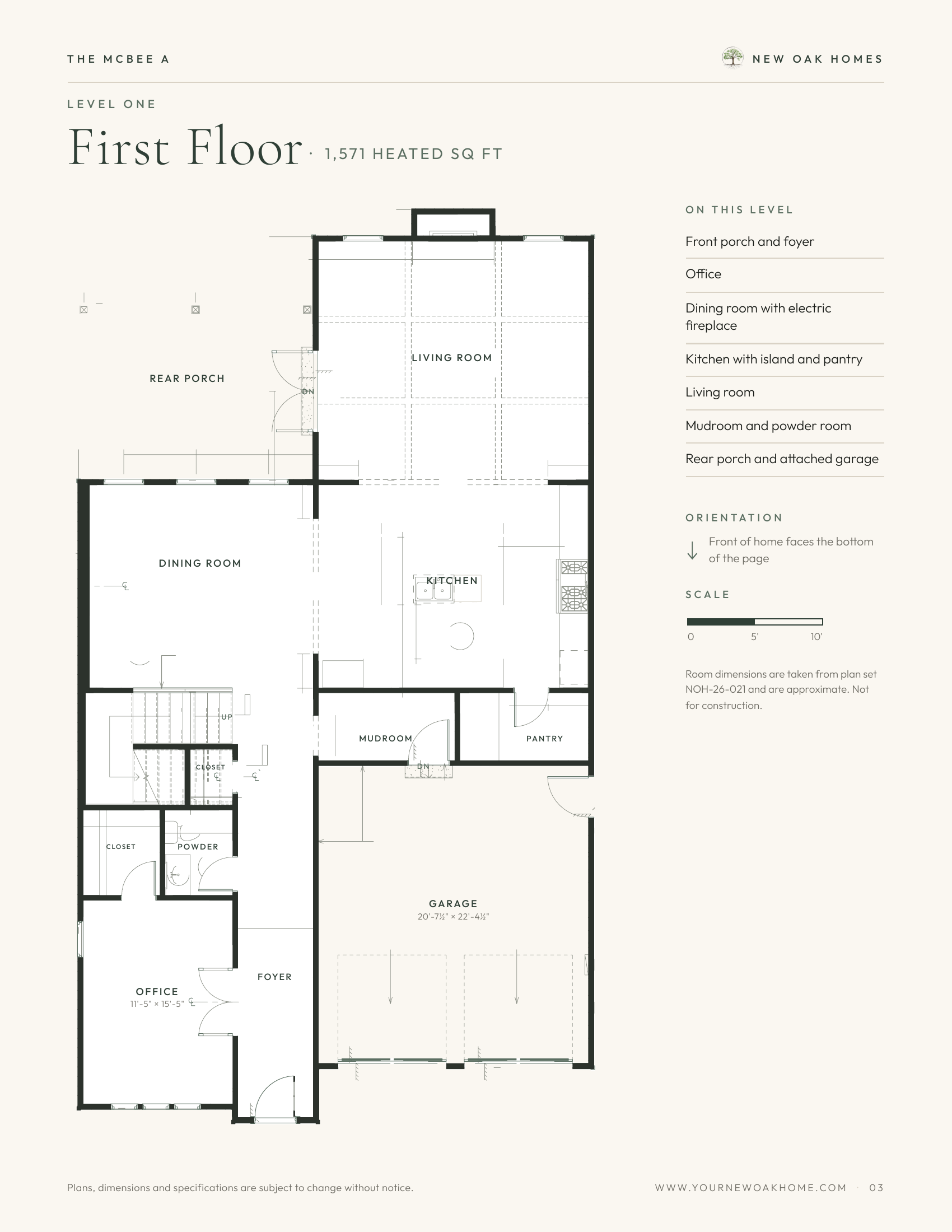 The McBee A — First floor