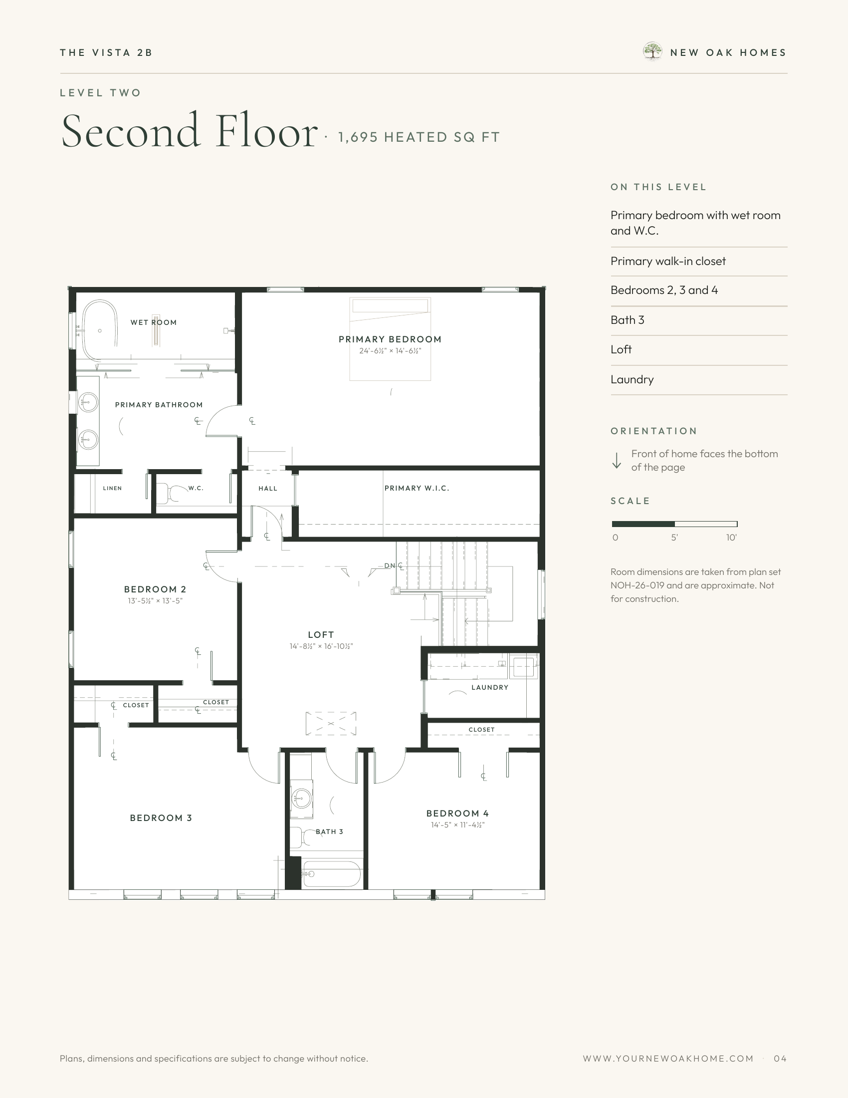 Vista 2B — Second floor