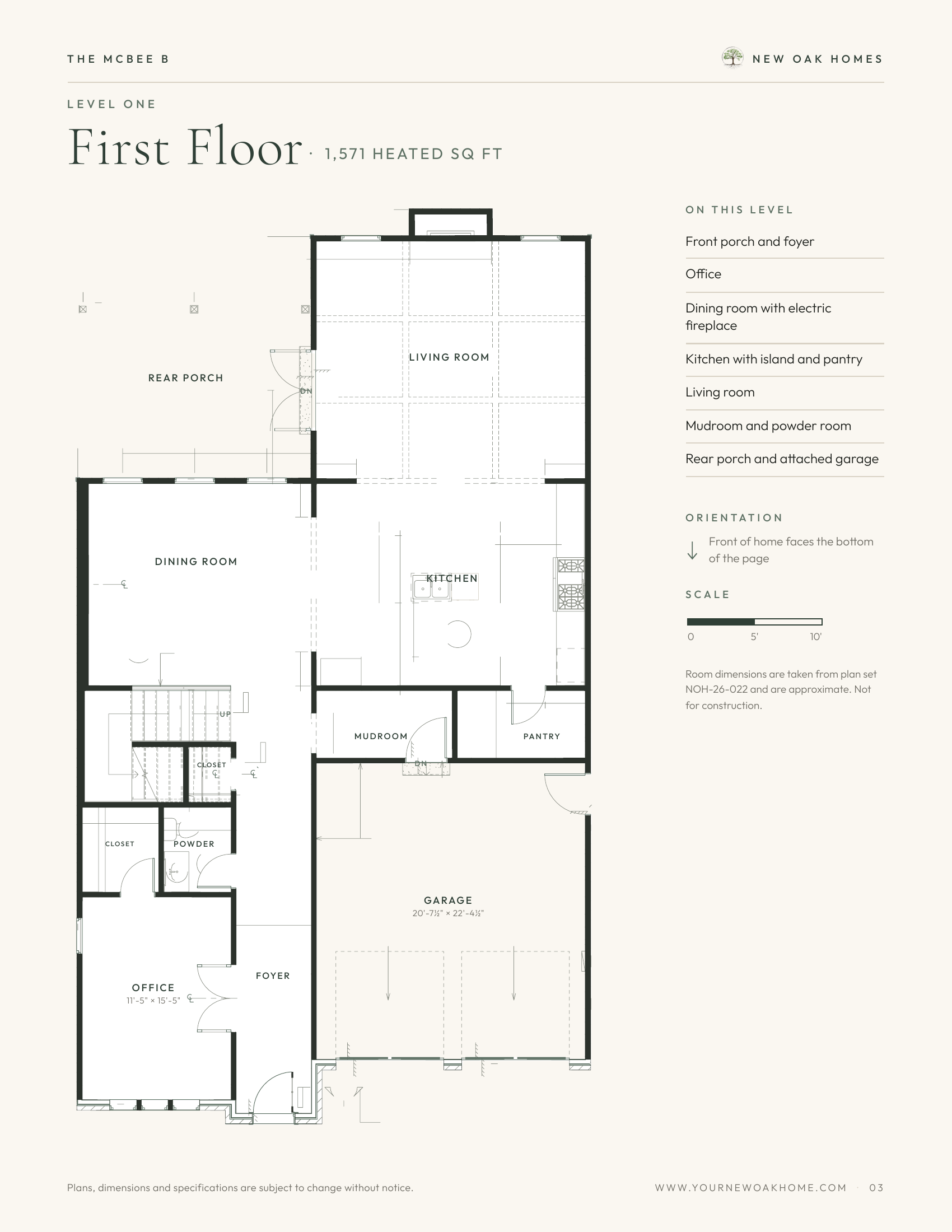 The McBee B — First floor