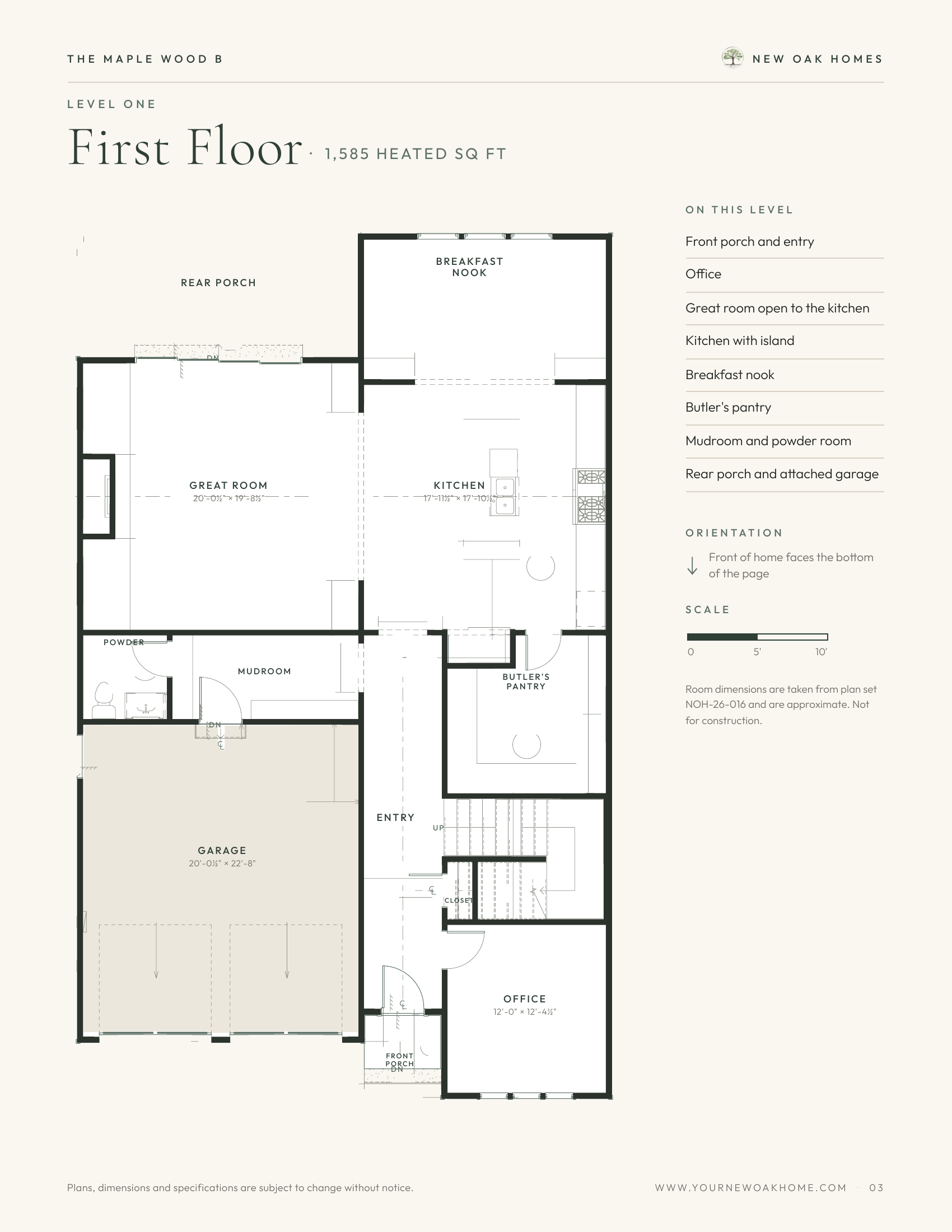 Maple Wood B — First floor