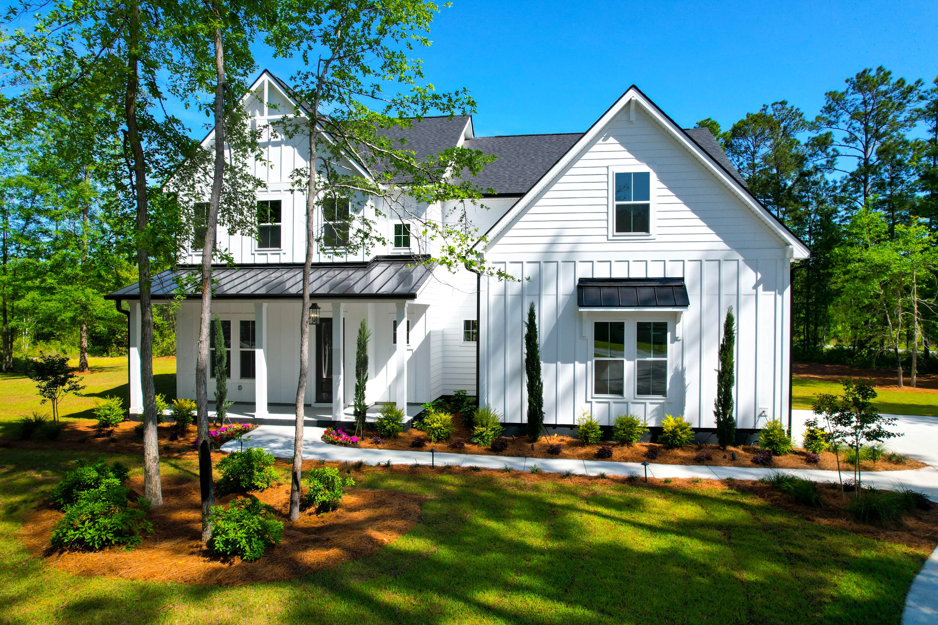 The Falls farmhouse exterior