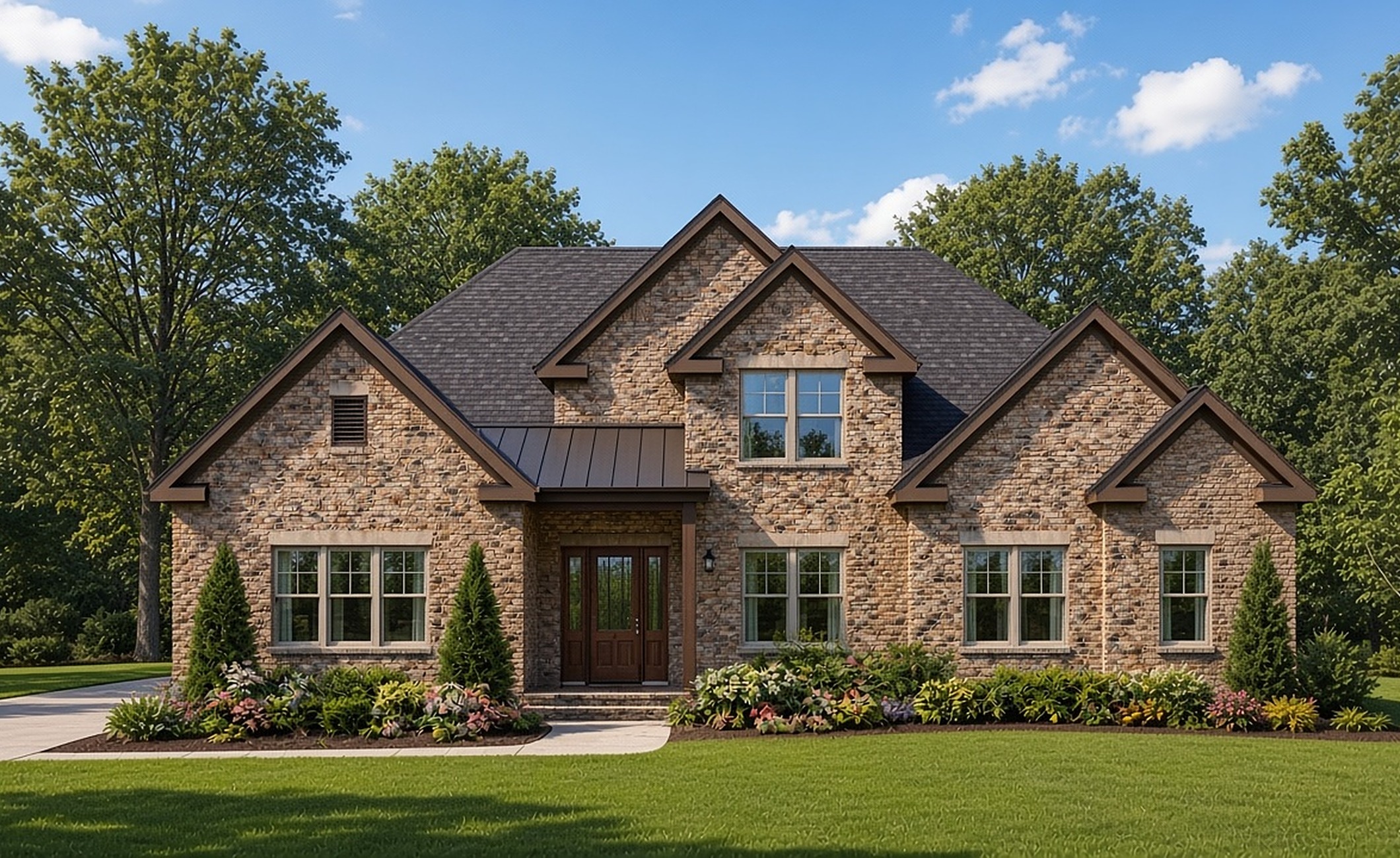 The Hampton front elevation