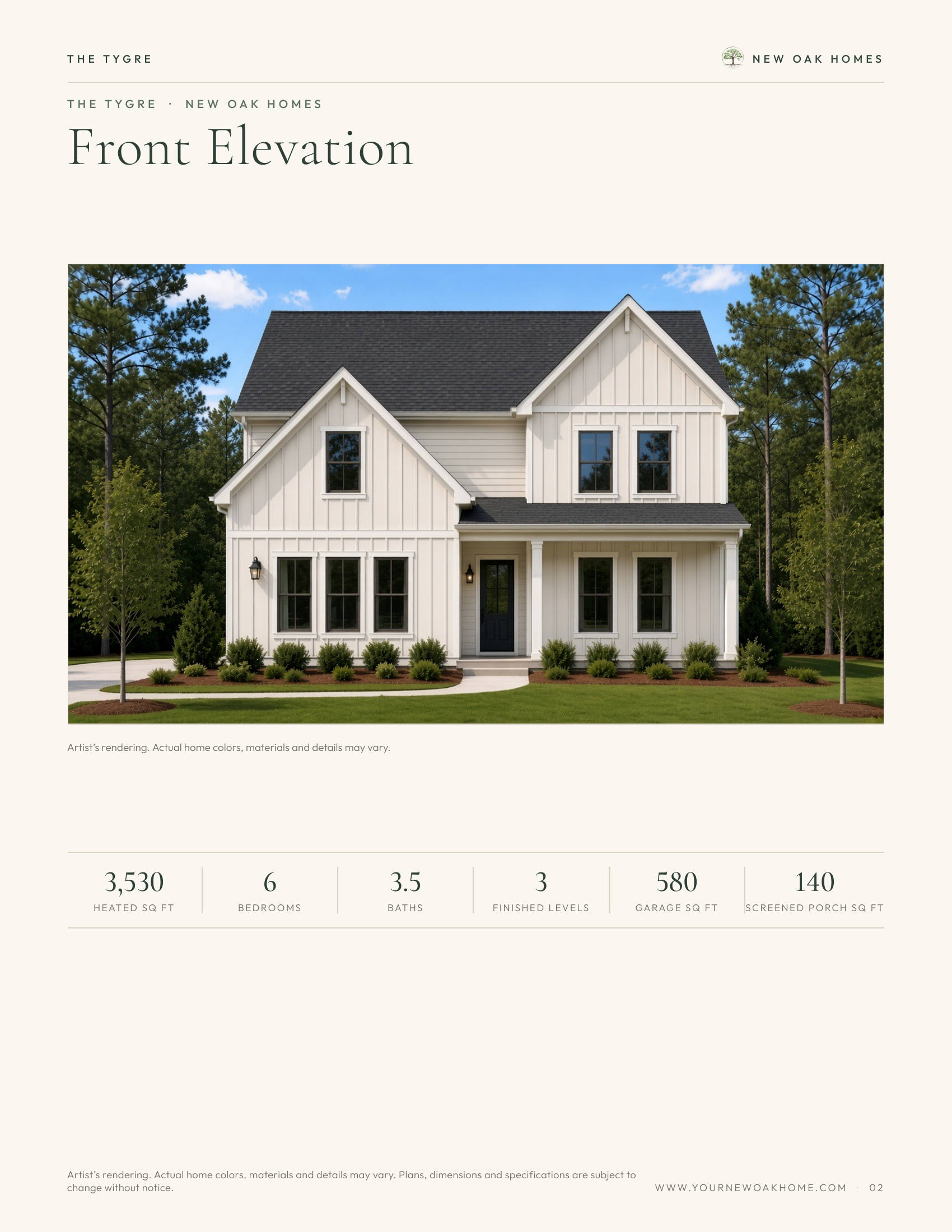 The Tygre — Elevation
