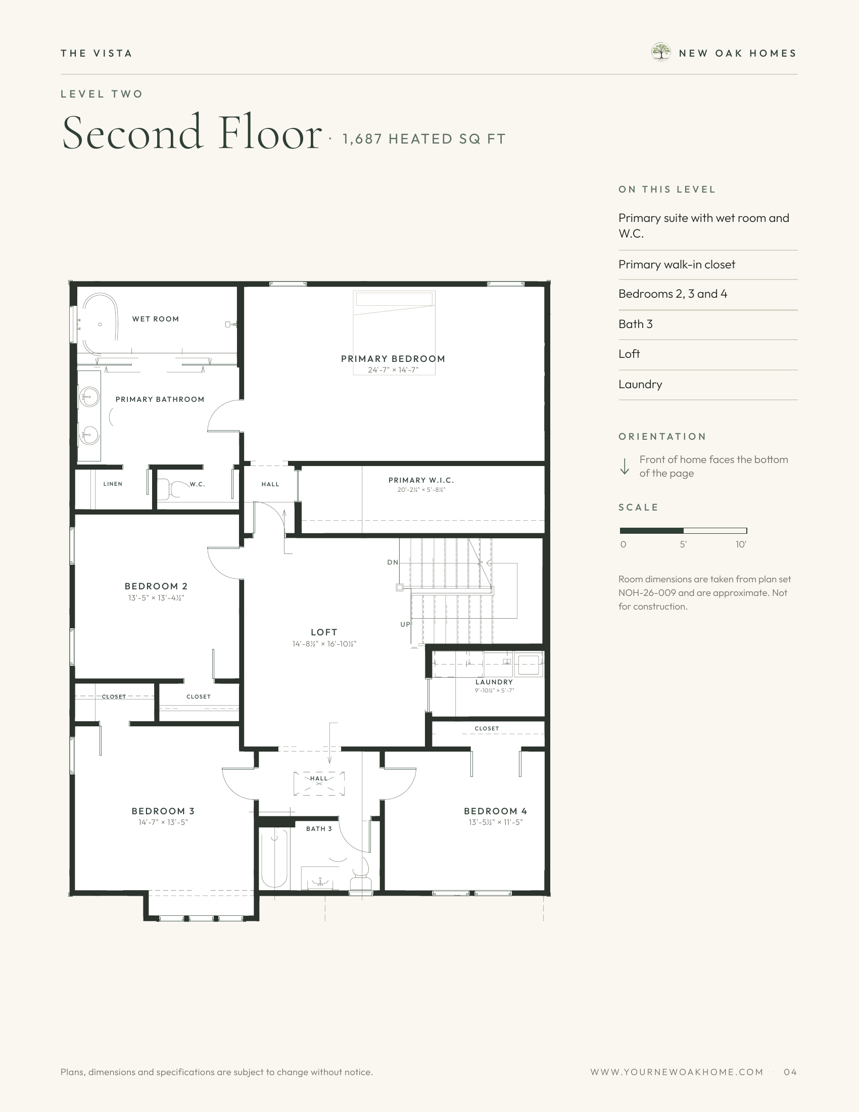 The Vista — Second floor